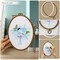 5Inch Round Embroidery Hoops - 5PCS 12CM Decorative Cross Stitch Display Frames, Embroidery Hoops Circle Imitation Wood Craft Sewing Tools